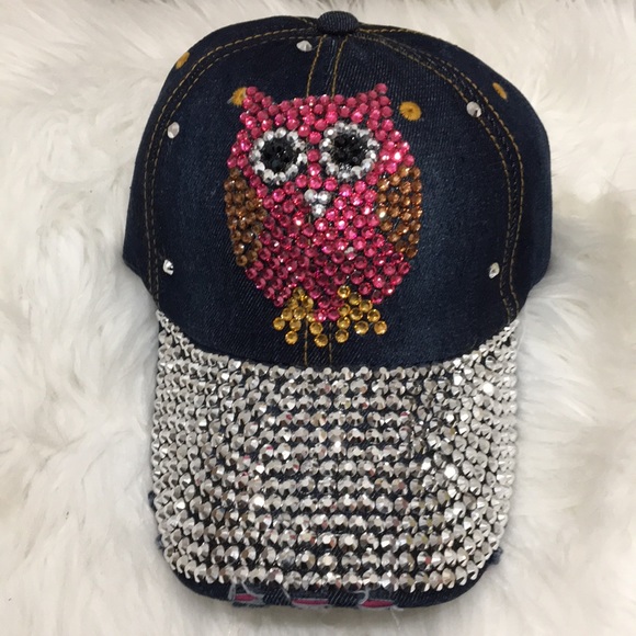 Owl Fashion Rhinestone Cap - Picture 8 of 8